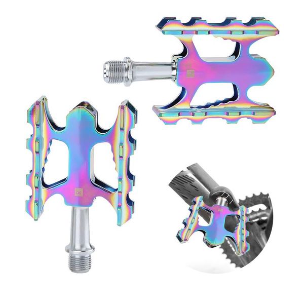 bike pedals aluminum alloy bicycle pedal high strength durable anti-slip electroplat colorful ultralight easy to install accessories
bike pedals aluminum alloy bicycle pedal high strength durable anti-slip electroplat colorful ultralight easy to install accessories