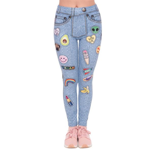 fashion leggins mujer light blue women legging jeans with patches printing feminina fitness woman pants workout leggings, Black
fashion leggins mujer light blue women legging jeans with patches printing feminina fitness woman pants workout leggings, Black