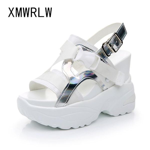 women high heels platform sandals fashion buckle 2021 summer wedges shoes white/black casual beach shoe
women high heels platform sandals fashion buckle 2021 summer wedges shoes white/black casual beach shoe