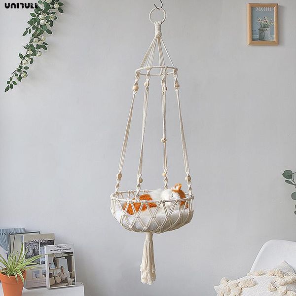 cat beds & furniture unibull large macrame hammock hanging swing dog bed basket home pet accessories house puppy gift
cat beds & furniture unibull large macrame hammock hanging swing dog bed basket home pet accessories house puppy gift