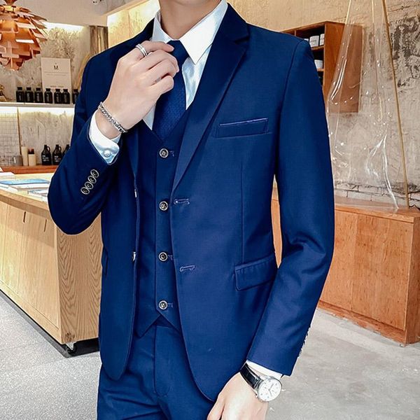 men's suits & blazers (jackets+vest+pants) solid color men formal fashion business casual banquet male suit size 5xl 3 piece for weddin, White;black
men's suits & blazers (jackets+vest+pants) solid color men formal fashion business casual banquet male suit size 5xl 3 piece for weddin, White;black