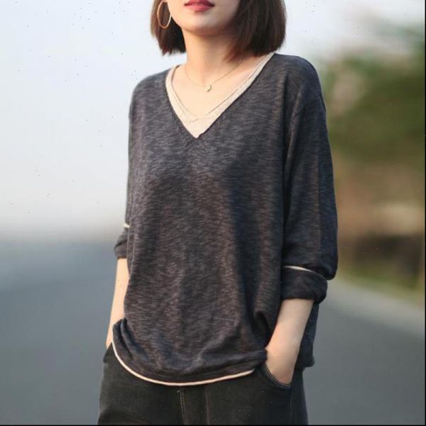 casual pullovers clothes autumn v womens sweaters neck full sleeve solid color knitted concise, White;black
casual pullovers clothes autumn v womens sweaters neck full sleeve solid color knitted concise, White;black