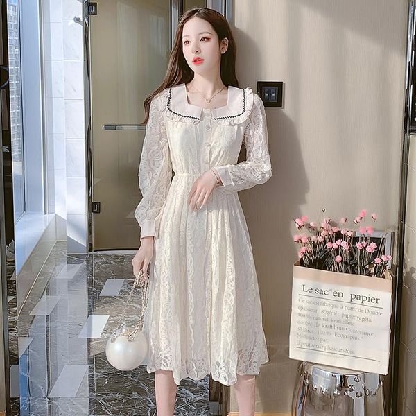 casual dresses coigarsam women korean dress fashion one piece summer french style robe vestidos, Black;gray
casual dresses coigarsam women korean dress fashion one piece summer french style robe vestidos, Black;gray