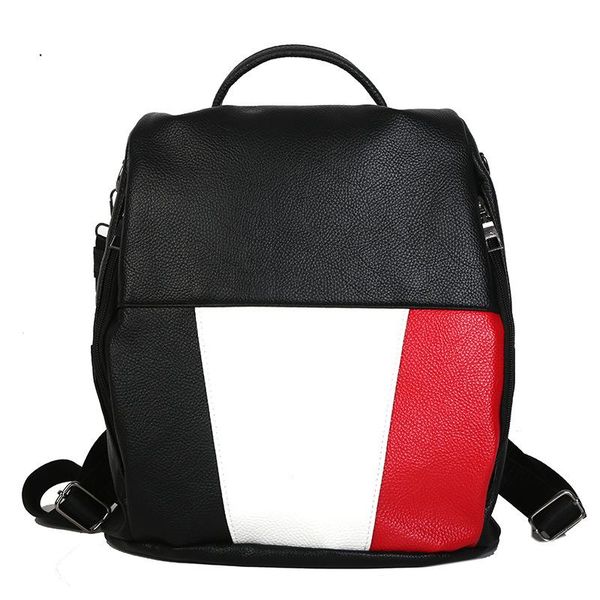 backpack 2021 european and american stitching bag dual-use street trend wild fashion shoulder female
backpack 2021 european and american stitching bag dual-use street trend wild fashion shoulder female