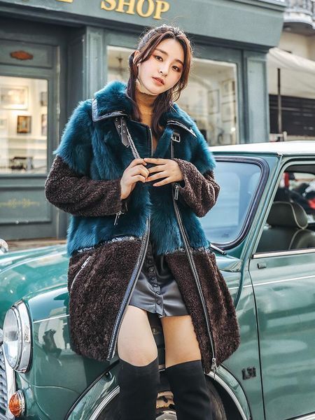 women's fur & faux natural coat female vintage winter long sheep shearling jacket women elegant 2021 100% double faced coats hiver 0026, Black
women's fur & faux natural coat female vintage winter long sheep shearling jacket women elegant 2021 100% double faced coats hiver 0026, Black