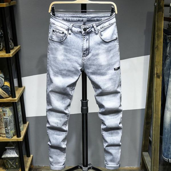 men's jeans light blue slim fashion tapered men hip-hop street rock youth letter printing elasticity denim trousers brand clothes
men's jeans light blue slim fashion tapered men hip-hop street rock youth letter printing elasticity denim trousers brand clothes