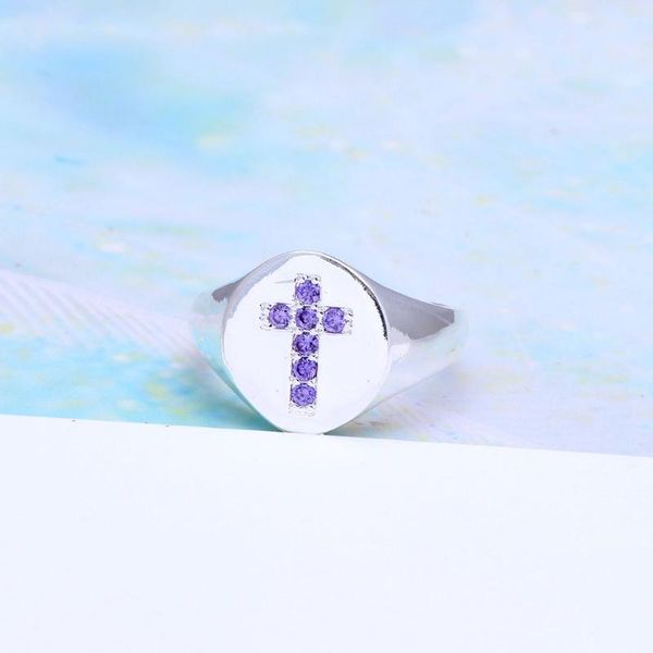 wedding rings cross silver plated ring for women band paved simulated purple zircon vintage luxury engagement fashion jewelry, Slivery;golden
wedding rings cross silver plated ring for women band paved simulated purple zircon vintage luxury engagement fashion jewelry, Slivery;golden