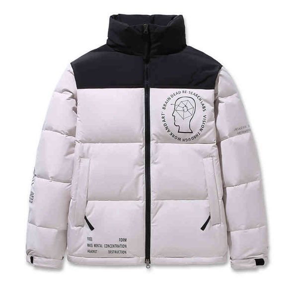 men's duck down et, thick warm coat with pocket, high collar, retail color, brand face, winter, Black
men's duck down et, thick warm coat with pocket, high collar, retail color, brand face, winter, Black