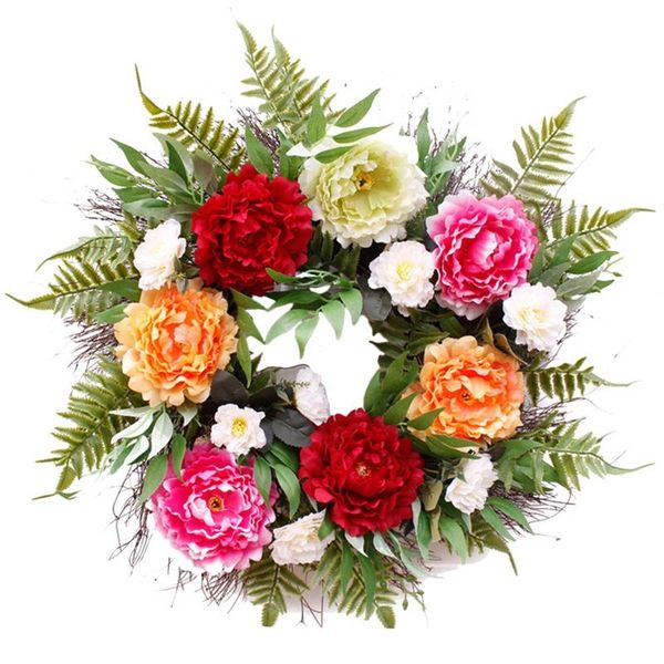 artificial peony flower wreath - door with green leaves spring for front door, wedding, wall, home decor decorative flowers & wreaths
artificial peony flower wreath - door with green leaves spring for front door, wedding, wall, home decor decorative flowers & wreaths