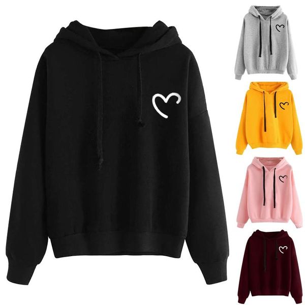 ffemale hoodie sweatshirt pullover women's long sleeved comfortable hoodies drawstring moletom ropa de mujer & sweatshirts, Black
ffemale hoodie sweatshirt pullover women's long sleeved comfortable hoodies drawstring moletom ropa de mujer & sweatshirts, Black