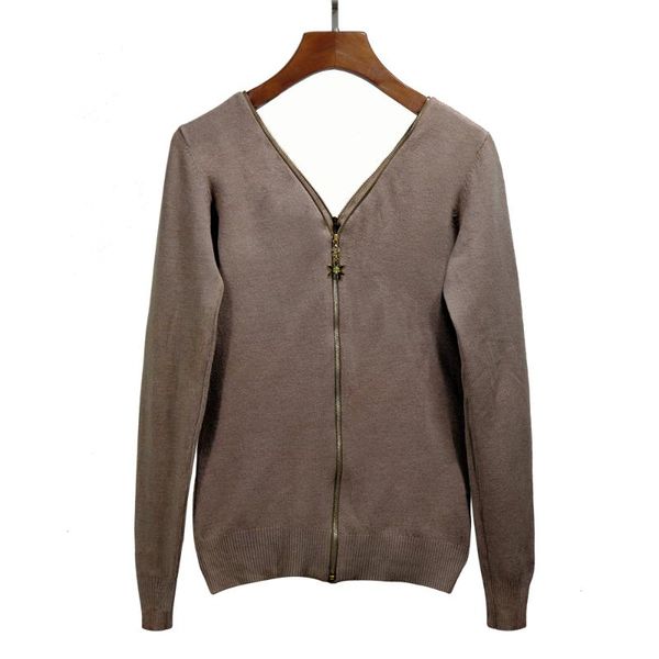 women's sweaters 2021 long sleeve sweater spring autumn casual fashion double zippers knitting slim fit, White;black
women's sweaters 2021 long sleeve sweater spring autumn casual fashion double zippers knitting slim fit, White;black