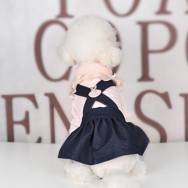 dog apparel denim sling cat dress double layer lotus leaf collar cotton summer auttumn pet clothes poodle lady chiffon skirts puppy coat
dog apparel denim sling cat dress double layer lotus leaf collar cotton summer auttumn pet clothes poodle lady chiffon skirts puppy coat