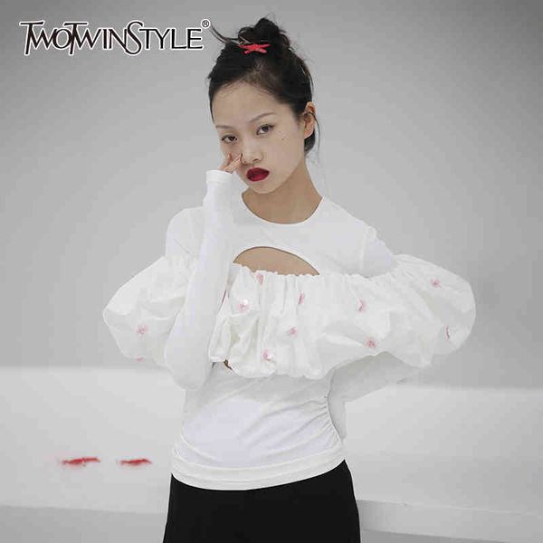 patchwork women t-shirt o neck long sleeve slim hollow out hit color vintage t shirt female fashion apring 210524, White
patchwork women t-shirt o neck long sleeve slim hollow out hit color vintage t shirt female fashion apring 210524, White