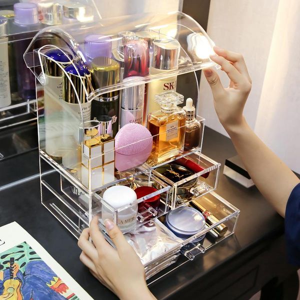 storage boxes & bins acrylic transparent comestic box makeup organizer container nail polish brush jewelry sundries drawer case
storage boxes & bins acrylic transparent comestic box makeup organizer container nail polish brush jewelry sundries drawer case