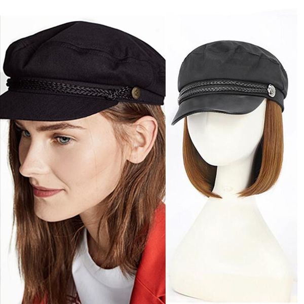 hywamply 18cm bob wigs capdo shorty hat with hair attatchment headwear for women synthetic instant style wig hairpiece1, Black
hywamply 18cm bob wigs capdo shorty hat with hair attatchment headwear for women synthetic instant style wig hairpiece1, Black