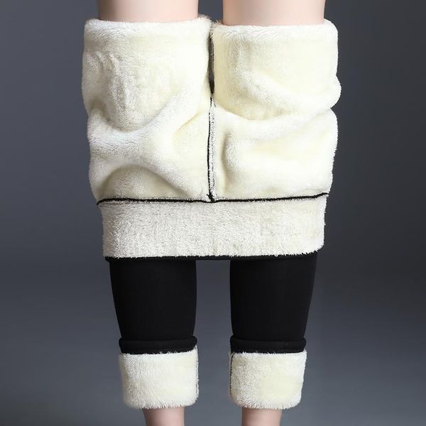 women winter thick velvet pants plus size warm high waist stretch skinny pencil trousers casual wool fleece pant women's & capris, Black;white
women winter thick velvet pants plus size warm high waist stretch skinny pencil trousers casual wool fleece pant women's & capris, Black;white