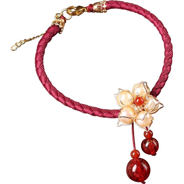 xianlan114 antique anklets red string pearl coloured glaze chinese national wind restoring ancient ways female foot ankle cha, Silver
xianlan114 antique anklets red string pearl coloured glaze chinese national wind restoring ancient ways female foot ankle cha, Silver