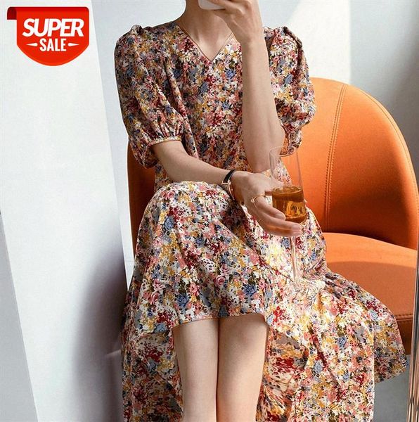 zhi chenxi gentle wind long floral dress women puff sleeve loose v-neck chiffon skirt 763 #br0u, Black;gray
zhi chenxi gentle wind long floral dress women puff sleeve loose v-neck chiffon skirt 763 #br0u, Black;gray