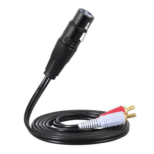 audio cables & connectors 1.5m/ 5ft stereo splitter patch y cable cord 1 xlr female to 2 rca male plug
audio cables & connectors 1.5m/ 5ft stereo splitter patch y cable cord 1 xlr female to 2 rca male plug