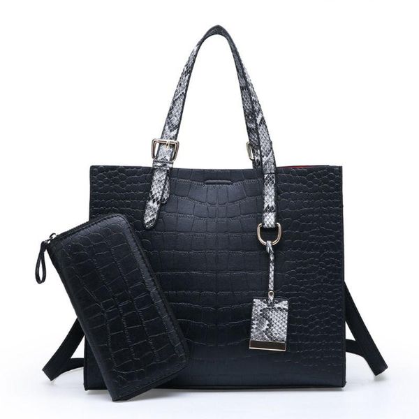 evening bags 1 set ladies handbag solid color leather grain with wallet elegant style bag
evening bags 1 set ladies handbag solid color leather grain with wallet elegant style bag
