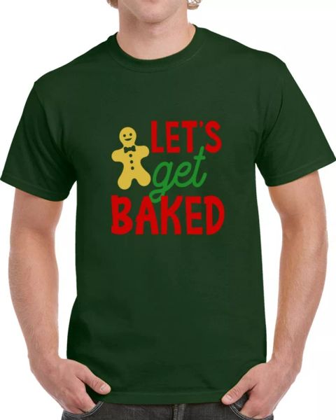 let's get baked funny christmas tshirt gingerbread holiday tee fun gift t shirt, White;black
let's get baked funny christmas tshirt gingerbread holiday tee fun gift t shirt, White;black