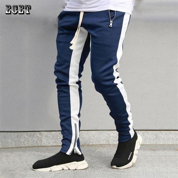 men's clothing cotton trousers streetwear fashion zipper pockets feet slim pants jogger casual, Black
men's clothing cotton trousers streetwear fashion zipper pockets feet slim pants jogger casual, Black