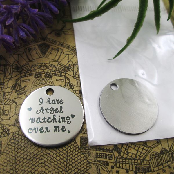 40pcs--stainless steel charms"i have angel watching over me" more style choosing diy pendants fo necklace, Bronze;silver
40pcs--stainless steel charms"i have angel watching over me" more style choosing diy pendants fo necklace, Bronze;silver