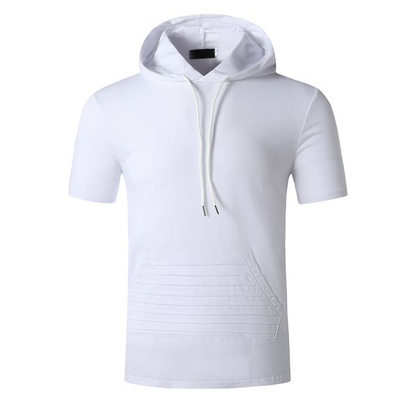 white solid t shirt men workout casual muscle gym t shirts mens hooded oversized hip hop tee shirt summer harajuku hipster 210524, Black
white solid t shirt men workout casual muscle gym t shirts mens hooded oversized hip hop tee shirt summer harajuku hipster 210524, Black