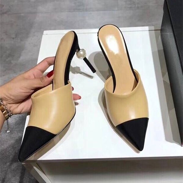 spring new low pointed shallow mouth baotou back empty high heel thin women's shoes simple single shoe slippers 70% off factory store o, Black
spring new low pointed shallow mouth baotou back empty high heel thin women's shoes simple single shoe slippers 70% off factory store o, Black