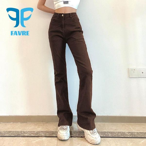 women's jeans favre women straight brown pants summer high waist slim hip trousers korean fashion harajuku casual womens flare, Blue
women's jeans favre women straight brown pants summer high waist slim hip trousers korean fashion harajuku casual womens flare, Blue