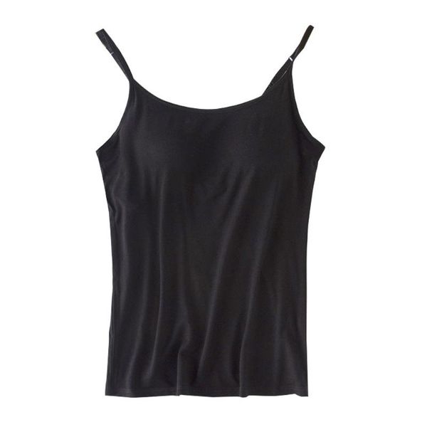 women's swimwear women spaghetti strap tank with built in bra solid color padded camis vest, White;black
women's swimwear women spaghetti strap tank with built in bra solid color padded camis vest, White;black