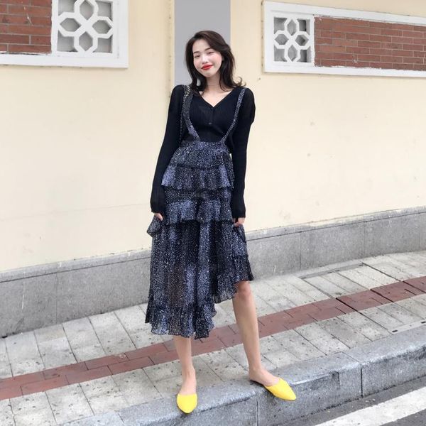 skirts gruiiceen 2021 korean asymmetrical print long skirt ruffles women womens collection gy2021206, Black
skirts gruiiceen 2021 korean asymmetrical print long skirt ruffles women womens collection gy2021206, Black