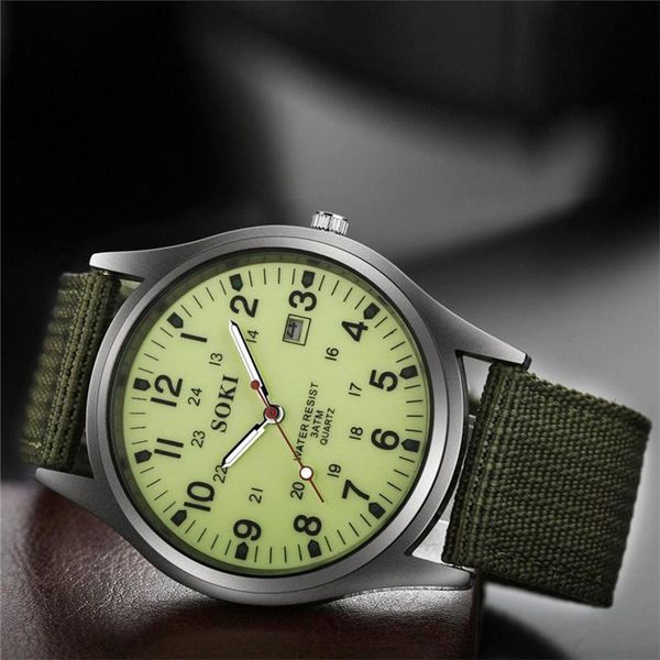 wristwatches military army men's luxury watches casual sport quartz wrist watch brand fashion creative analog, Slivery;brown
wristwatches military army men's luxury watches casual sport quartz wrist watch brand fashion creative analog, Slivery;brown