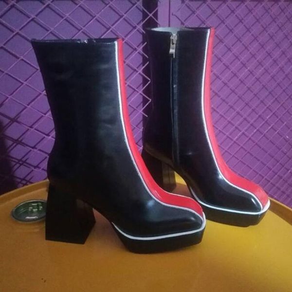 boots 2021 winter zipper women genuine leather thigh high woman shoes squrae heel long, Black
boots 2021 winter zipper women genuine leather thigh high woman shoes squrae heel long, Black