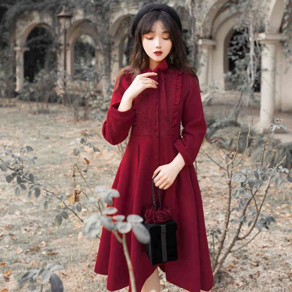 women's wool & blends fashion women's clothing vintage woolen coat ht5z, Black
women's wool & blends fashion women's clothing vintage woolen coat ht5z, Black