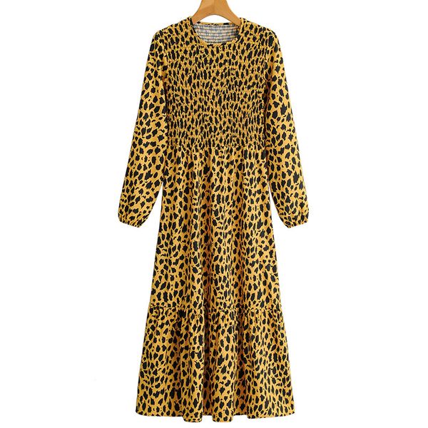 summer women long dress section ladies' o-neck sleeve leopard dresses female streetwear 210524, Black;gray
summer women long dress section ladies' o-neck sleeve leopard dresses female streetwear 210524, Black;gray