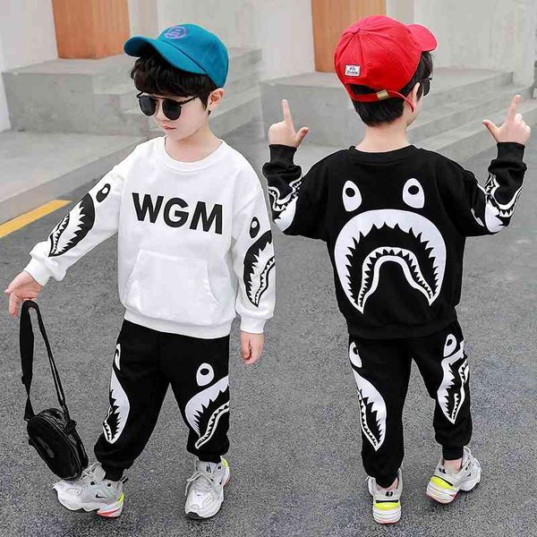 boys' autumn foreign style sweater new children's street hip hop cartoon two-piece baby autumn suit, Black;white
boys' autumn foreign style sweater new children's street hip hop cartoon two-piece baby autumn suit, Black;white
