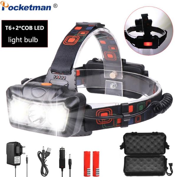 t6+cob led headlight waterproof headlamp head torch rechargeable with 4 modes lamp lanterna light headlamps
t6+cob led headlight waterproof headlamp head torch rechargeable with 4 modes lamp lanterna light headlamps