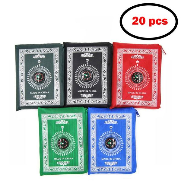 20pcs portable prayer mat muslim rug carpet waterproof travel pocket islamic arab mats with compass blanket tapis de priere isla carpets
20pcs portable prayer mat muslim rug carpet waterproof travel pocket islamic arab mats with compass blanket tapis de priere isla carpets