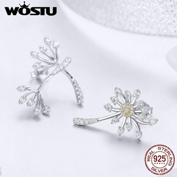 stud wostu 100% 925 sterling silver dandelion earrings for women engagement wedding romantic fresh jewelry fie506, Golden;silver
stud wostu 100% 925 sterling silver dandelion earrings for women engagement wedding romantic fresh jewelry fie506, Golden;silver