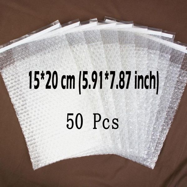 15*20cm (5.91*7.87 inch) 50pcs 10mm air cushion seal bubble bag wrap inflatable polyethylene packing foam gift pack
15*20cm (5.91*7.87 inch) 50pcs 10mm air cushion seal bubble bag wrap inflatable polyethylene packing foam gift pack