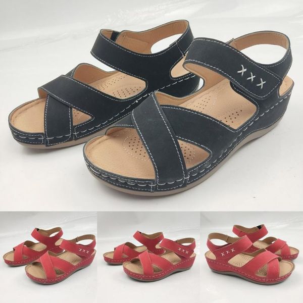 dress shoes sandals women summer soft platform buckle strap casual beach wedge 2021 female woman sandalias mujer, Black
dress shoes sandals women summer soft platform buckle strap casual beach wedge 2021 female woman sandalias mujer, Black