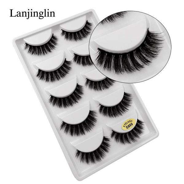 5pairs 3d mink eyelashes makeup soft natural long false dramatic lashes extension handmade fake eyelash maquiagem
5pairs 3d mink eyelashes makeup soft natural long false dramatic lashes extension handmade fake eyelash maquiagem