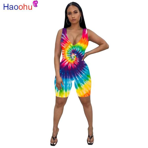 rainbow tie dye short rompers womens jumpsuit deep v neck sleeveless fitness playsuit summer high waist backless beach bodysuit women's, Black;white
rainbow tie dye short rompers womens jumpsuit deep v neck sleeveless fitness playsuit summer high waist backless beach bodysuit women's, Black;white