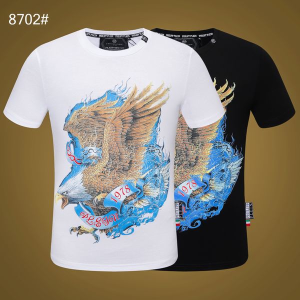 2022 spring and summer short-sleeved men's t-shirts fashion trend round neck printing rhinestone spoof animal eagle pattern top, White;black
2022 spring and summer short-sleeved men's t-shirts fashion trend round neck printing rhinestone spoof animal eagle pattern top, White;black