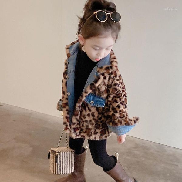 jackets kids winter korean fashion leopard print coat girls children clothing baby girl thick warm faux fur denim outerwear z471, Blue;gray
jackets kids winter korean fashion leopard print coat girls children clothing baby girl thick warm faux fur denim outerwear z471, Blue;gray