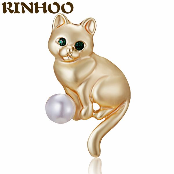 cute gold color enamel paint cat brooches for women animal brooch pin pearl design fashion party casual jewelry giftsdio chan contact, Gray
cute gold color enamel paint cat brooches for women animal brooch pin pearl design fashion party casual jewelry giftsdio chan contact, Gray