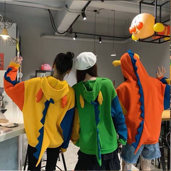 dinosaur hoodie thick fleece sweatshirt hooded casual loose cute s korean pollover winter 210519, Black
dinosaur hoodie thick fleece sweatshirt hooded casual loose cute s korean pollover winter 210519, Black