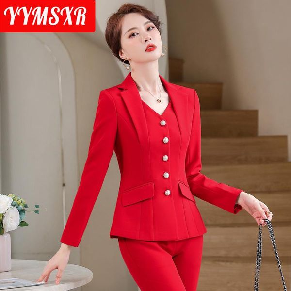 women's two piece pants elegant plus size suit 2-piece set for fall/winter 2021 long-sleeved professional blazer workwear high-end, White
women's two piece pants elegant plus size suit 2-piece set for fall/winter 2021 long-sleeved professional blazer workwear high-end, White