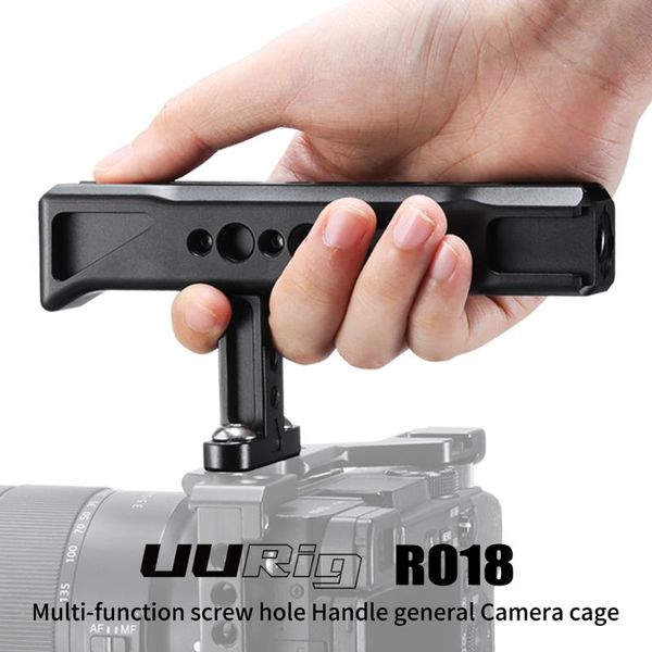 uurig r018 multi function screw handle general dslr camera cage nato quick release hand grip with rail stabilizers
uurig r018 multi function screw handle general dslr camera cage nato quick release hand grip with rail stabilizers